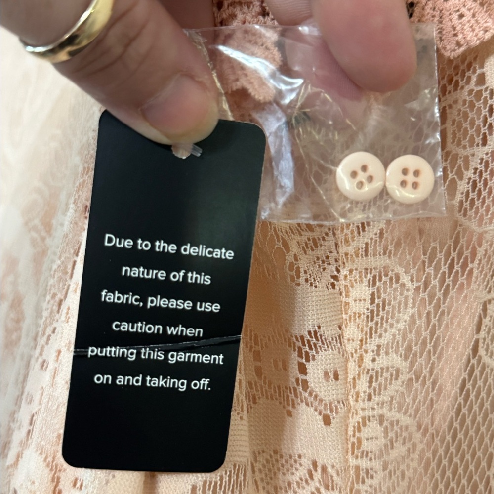 Torrid Peach Lace Maxi Dress - Picture 9 of 17